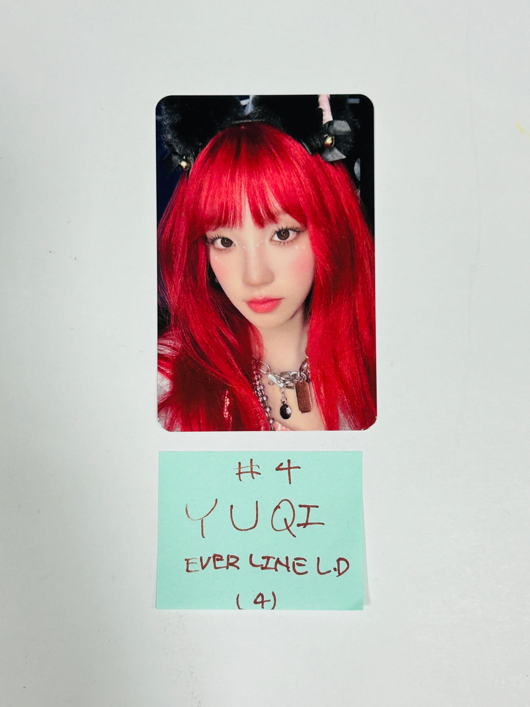 YUQI "YUQ1" - Everline [Lucydraw, Dessert, Stamp] Event Photocard [24.5.2] - HALLYUSUPERSTORE