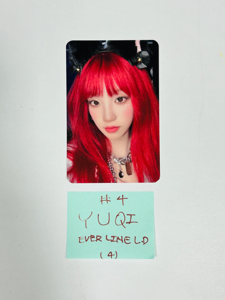 YUQI "YUQ1" - Everline [Lucydraw, Dessert, Stamp] Event Photocard [24.5.2] - HALLYUSUPERSTORE