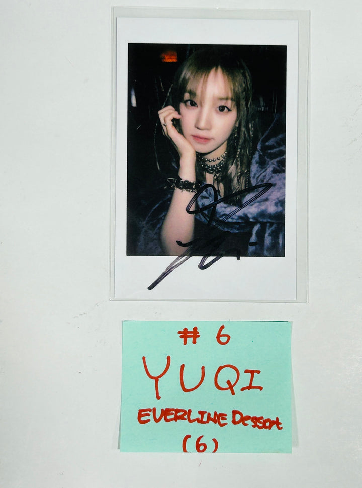 YUQI "YUQ1" - Everline [Lucydraw, Dessert, Stamp] Event Photocard [24.5.2] - HALLYUSUPERSTORE