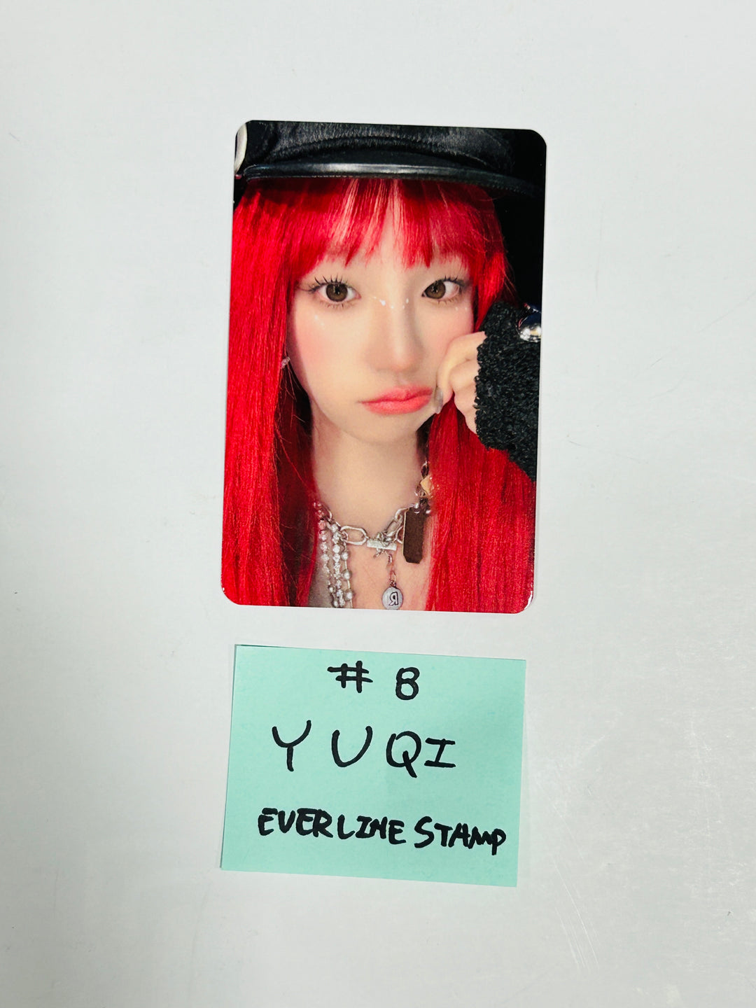YUQI "YUQ1" - Everline [Lucydraw, Dessert, Stamp] Event Photocard [24.5.2] - HALLYUSUPERSTORE