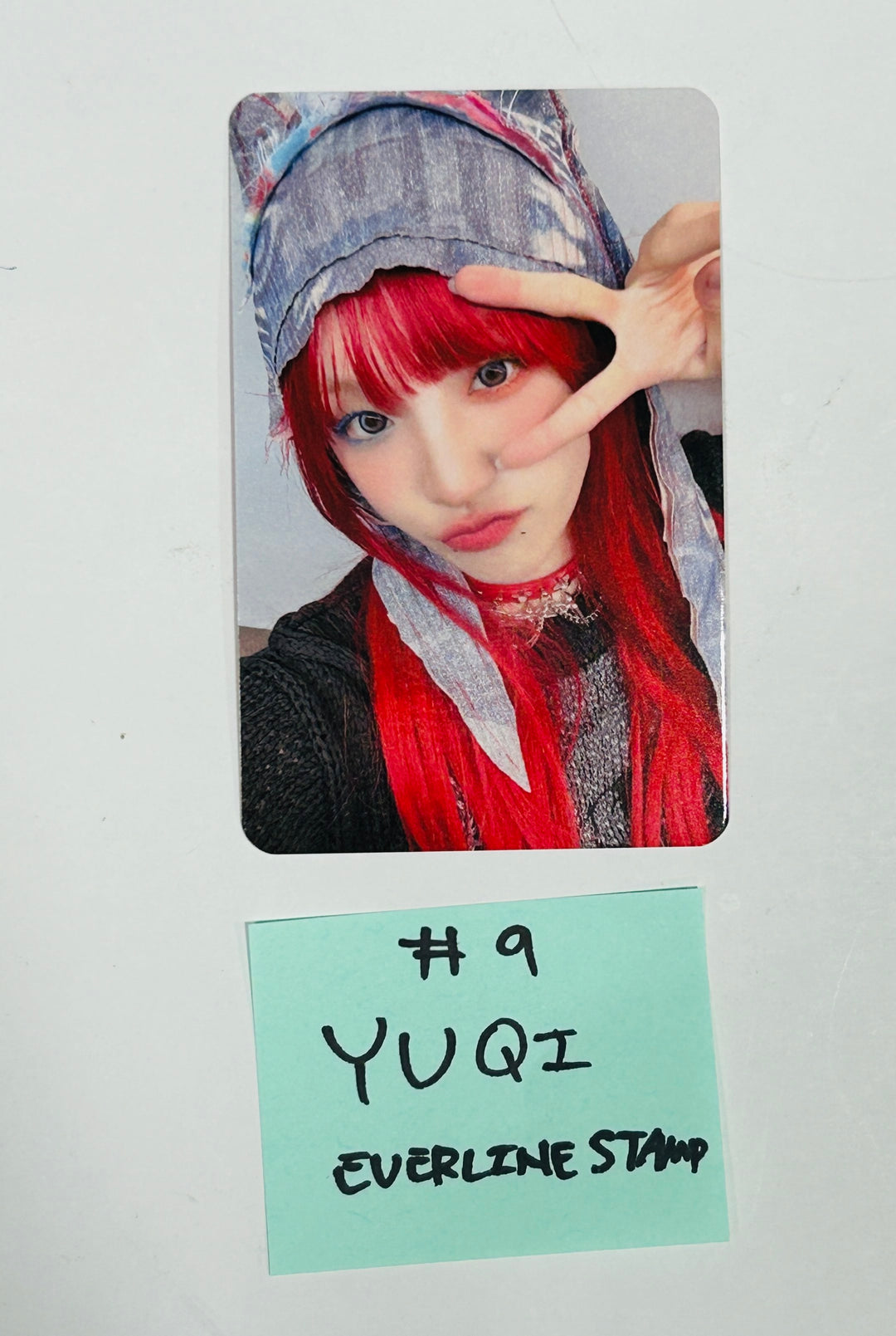 YUQI "YUQ1" - Everline [Lucydraw, Dessert, Stamp] Event Photocard [24.5.2] - HALLYUSUPERSTORE