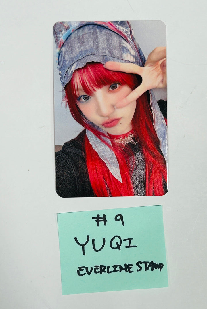 YUQI "YUQ1" - Everline [Lucydraw, Dessert, Stamp] Event Photocard [24.5.2] - HALLYUSUPERSTORE