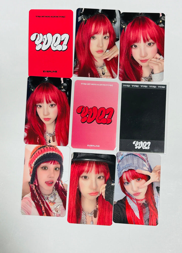 YUQI "YUQ1" - Everline [Lucydraw, Dessert, Stamp] Event Photocard [24.5.2] - HALLYUSUPERSTORE