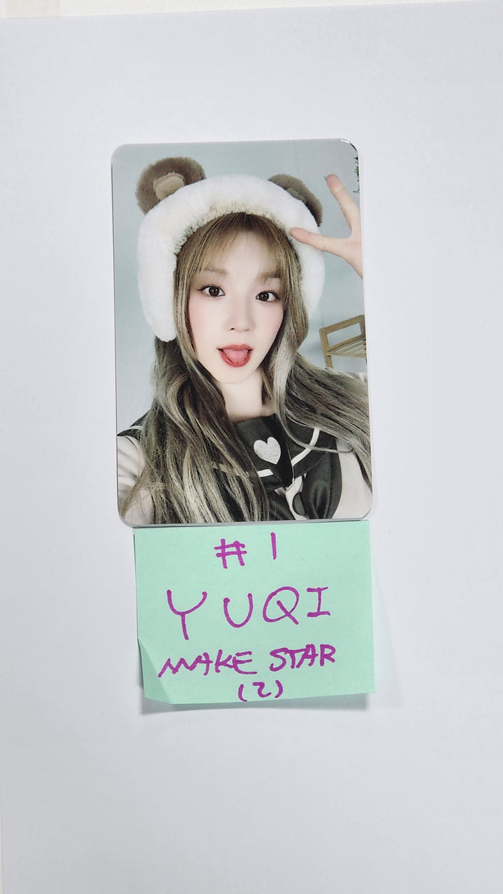 YUQI "YUQ1" - Makestar Fansign Event Photocard [24.5.2] - HALLYUSUPERSTORE