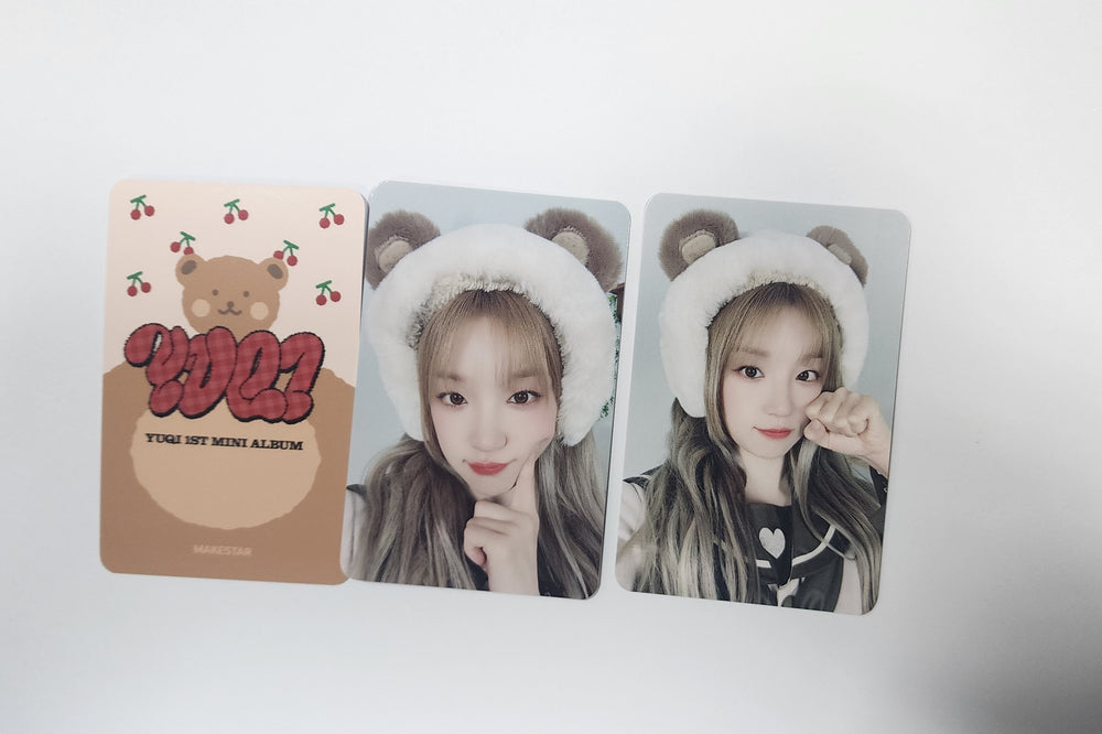 YUQI "YUQ1" - Makestar Fansign Event Photocard [24.5.2] - HALLYUSUPERSTORE