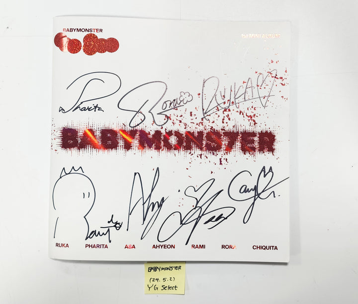 BabyMonster "BABYMONS7ER" - Hand Autographed(Signed) Album [24. 05. 03] - HALLYUSUPERSTORE
