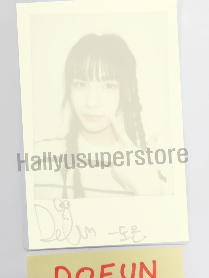 DoEun (of Young Posse) "XXL"  - Hand Autographed(Signed) Polaroid [24. 05. 03] - HALLYUSUPERSTORE