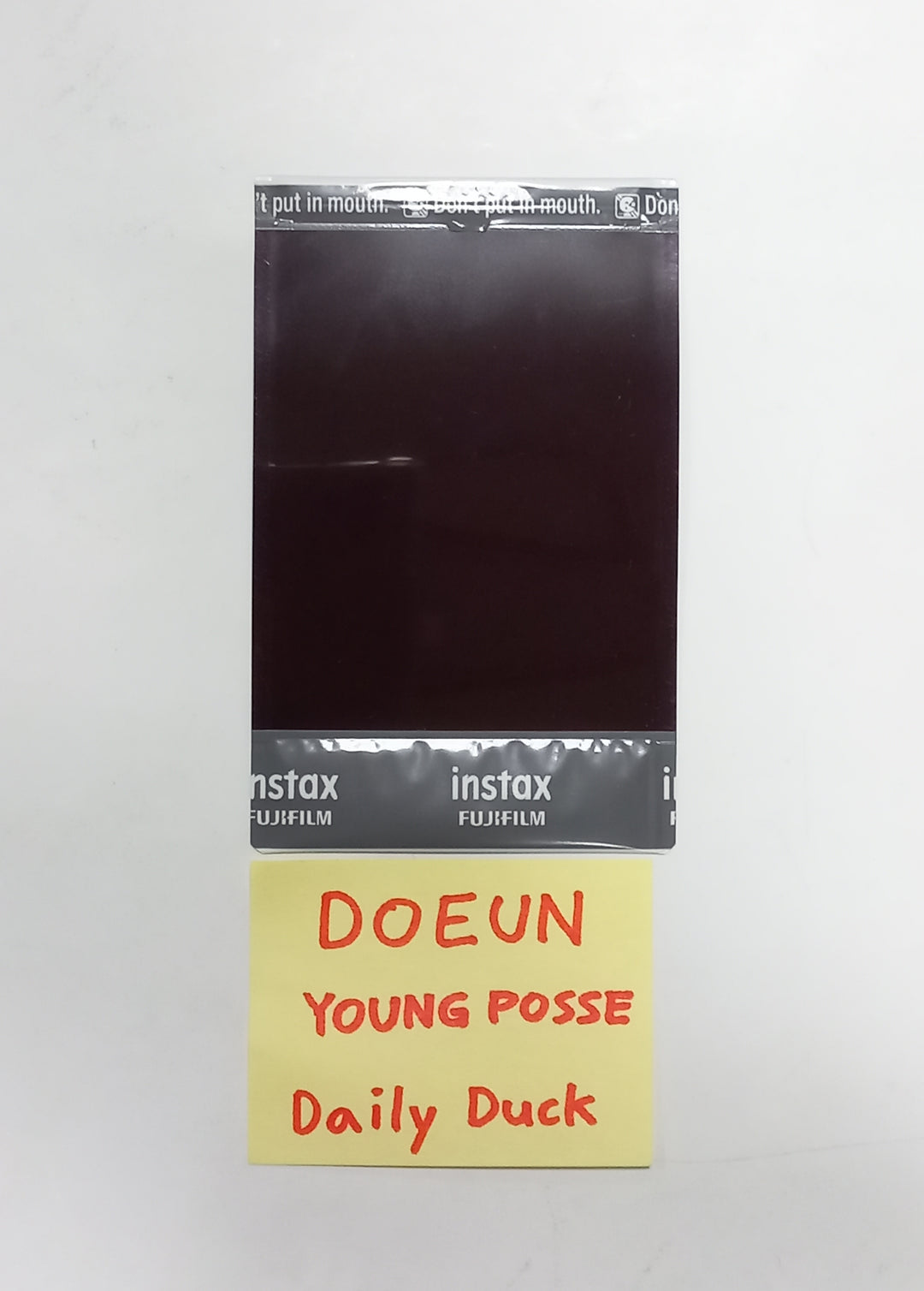 DoEun (of Young Posse) "XXL"  - Hand Autographed(Signed) Polaroid [24. 05. 03] - HALLYUSUPERSTORE