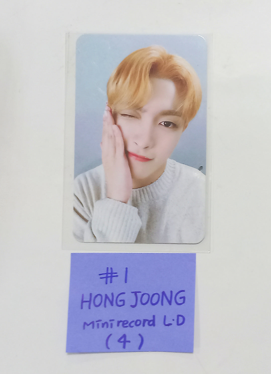 Ateez "The World Ep.Fin : Will" - Mini Record Lucky Draw Event Photocard, Photo Seal [Platform Ver.] [24. 05. 03] - HALLYUSUPERSTORE