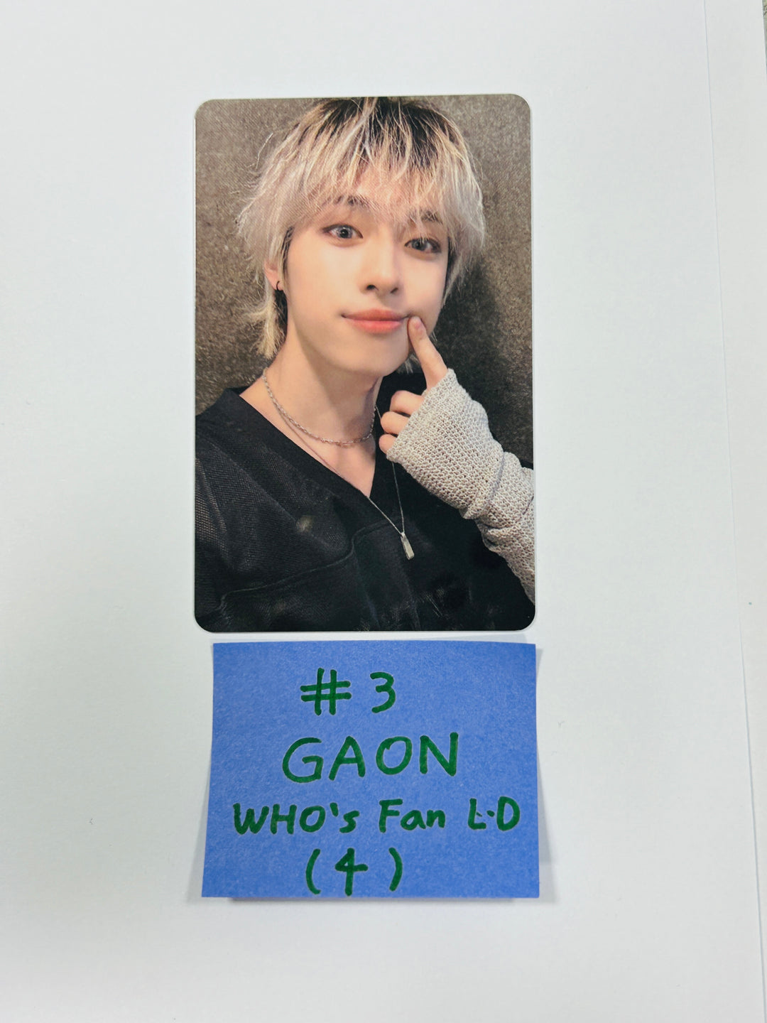 Xdinary Heroes "TroubleShooting" - WhosFan Store Cafe Lucky Draw, Drink Event Photocard, 4x6 Photo [24. 05. 03] - HALLYUSUPERSTORE