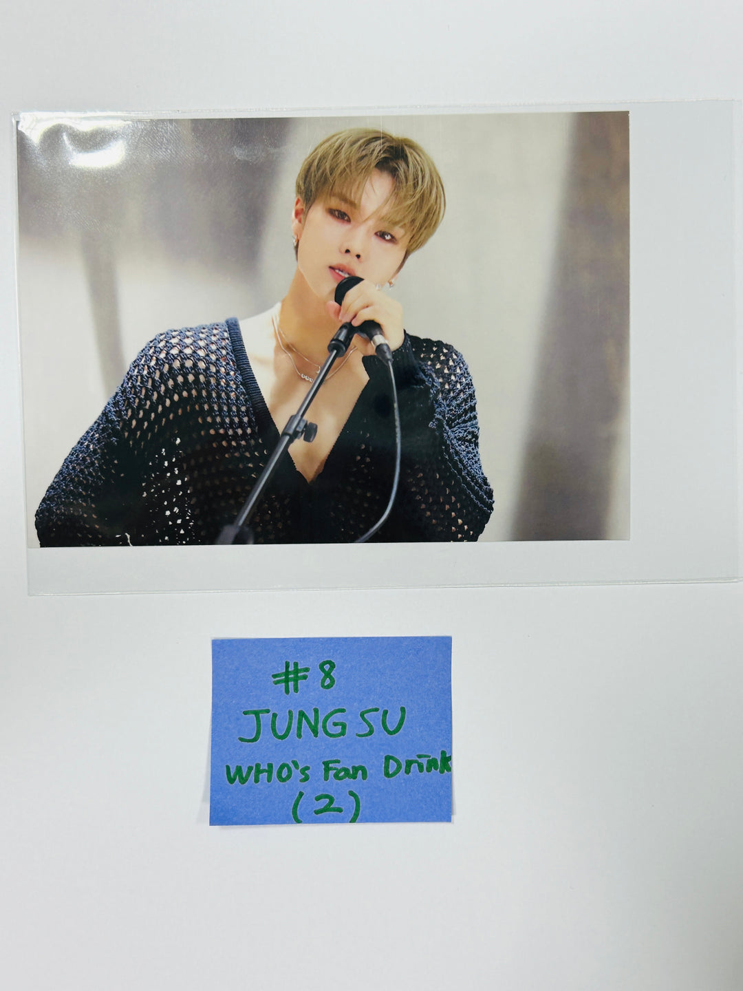 Xdinary Heroes "TroubleShooting" - WhosFan Store Cafe Lucky Draw, Drink Event Photocard, 4x6 Photo [24. 05. 03] - HALLYUSUPERSTORE