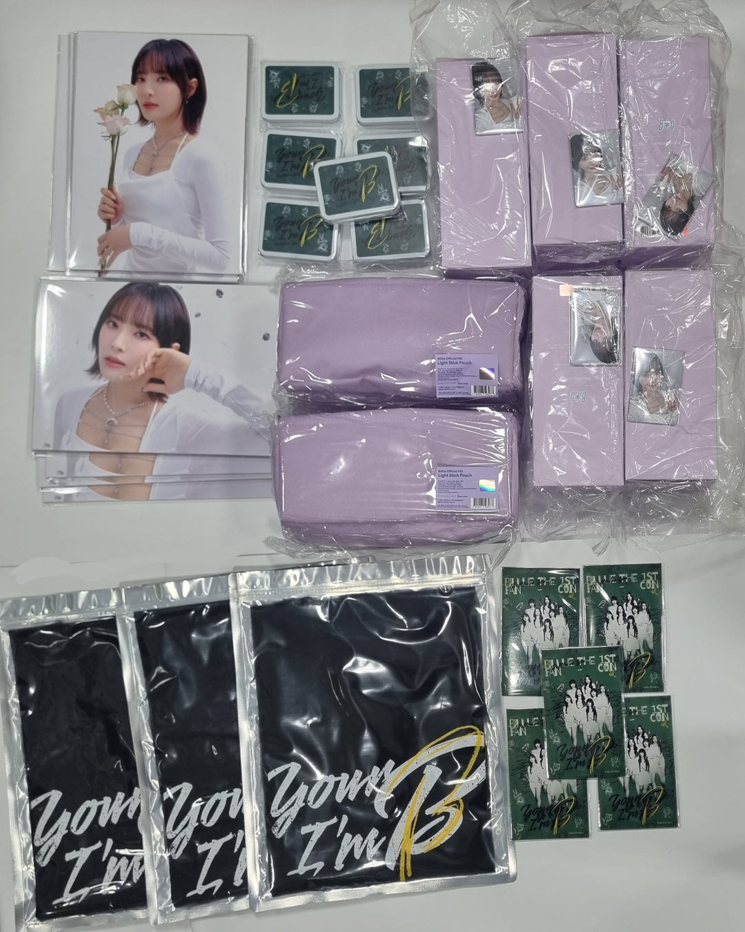 Billlie "Your B, I‘m B (Belllie’ve You)" 1st Fan-Con - Copan Global Pop-Up Store Official MD [Light Stick, Light Stick Pouch, Tincase & Photocards Set, Mini Poster Set, Photo Ticket Set, T-shirt] [24.5.4] - HALLYUSUPERSTORE