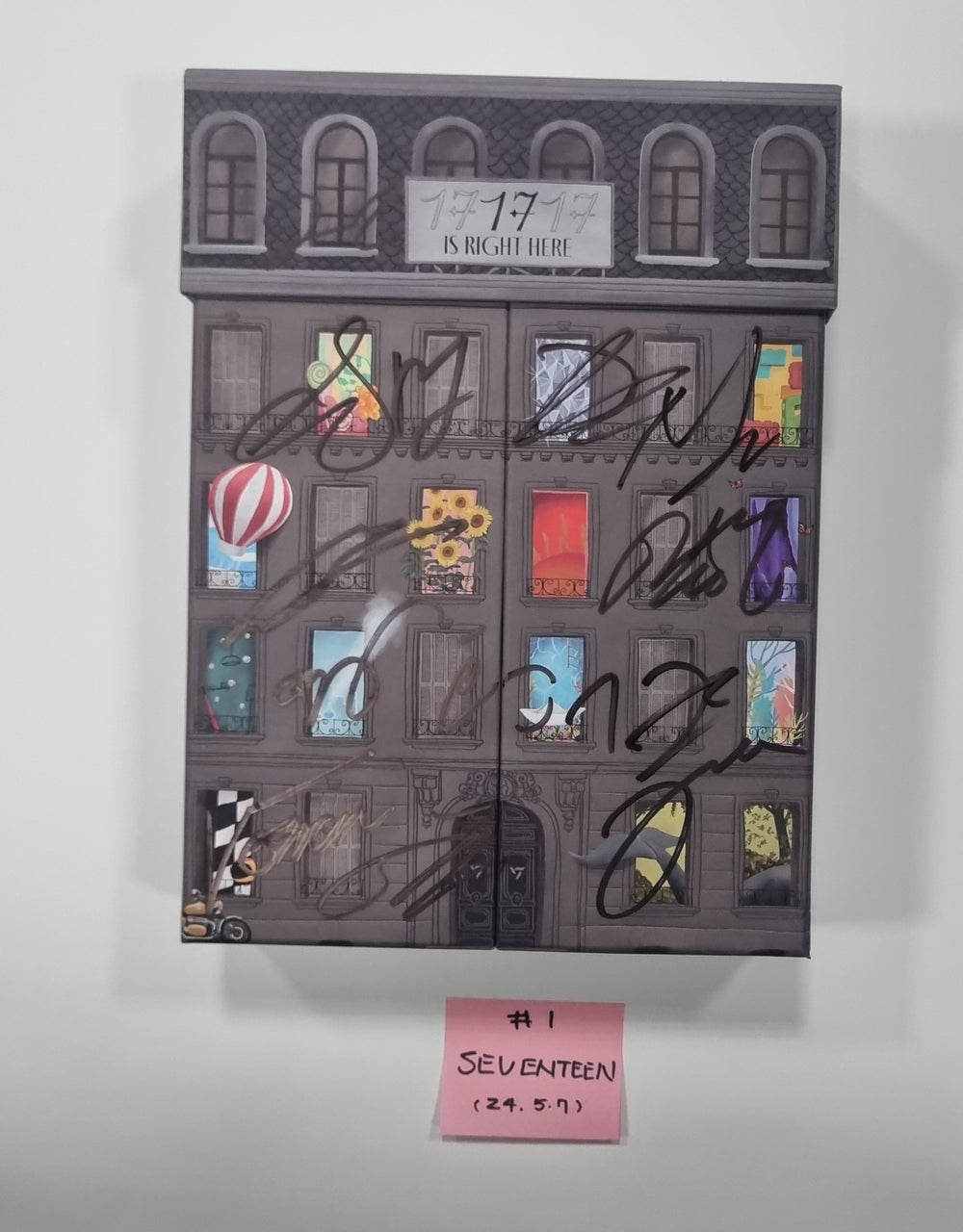 SEVENTEEN "17 IS RIGHT HERE" - Hand Autographed(Signed) Promo Album [24.5.7] - HALLYUSUPERSTORE