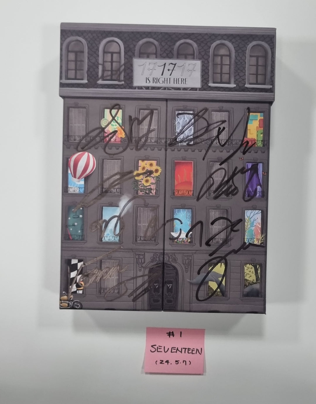 SEVENTEEN "17 IS RIGHT HERE" - Hand Autographed(Signed) Promo Album [24.5.7] - HALLYUSUPERSTORE