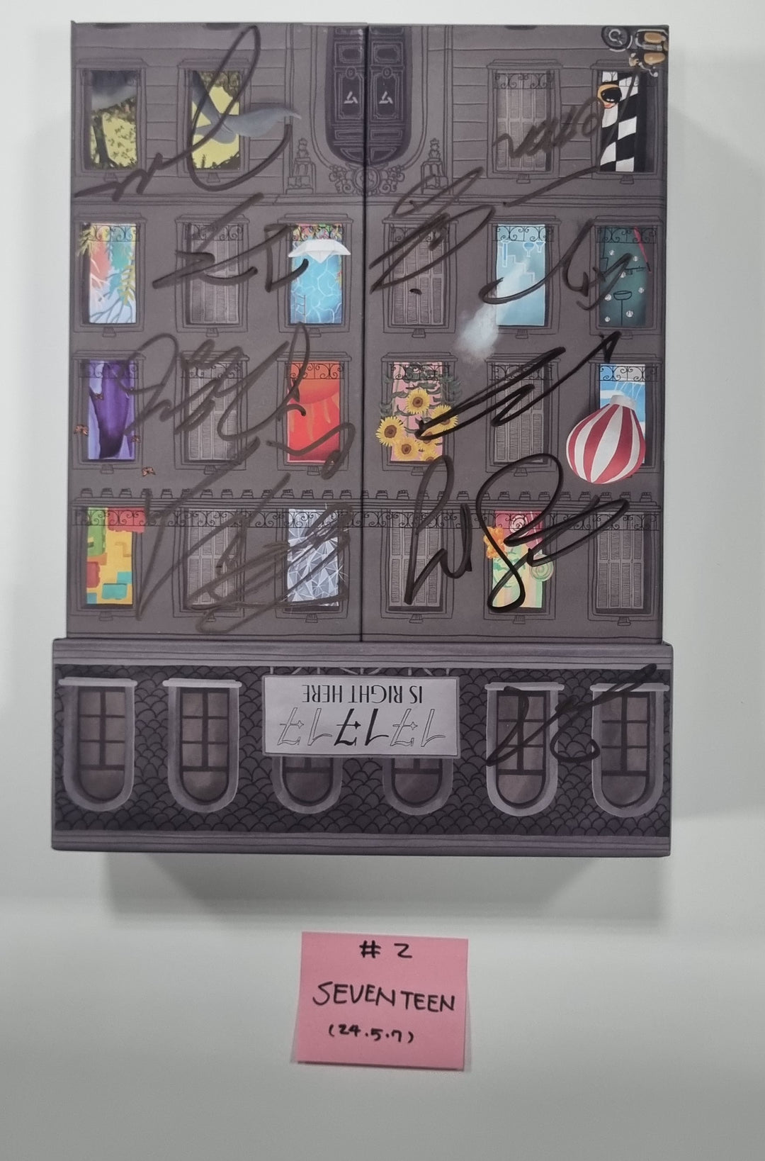 SEVENTEEN "17 IS RIGHT HERE" - Hand Autographed(Signed) Promo Album [24.5.7] - HALLYUSUPERSTORE