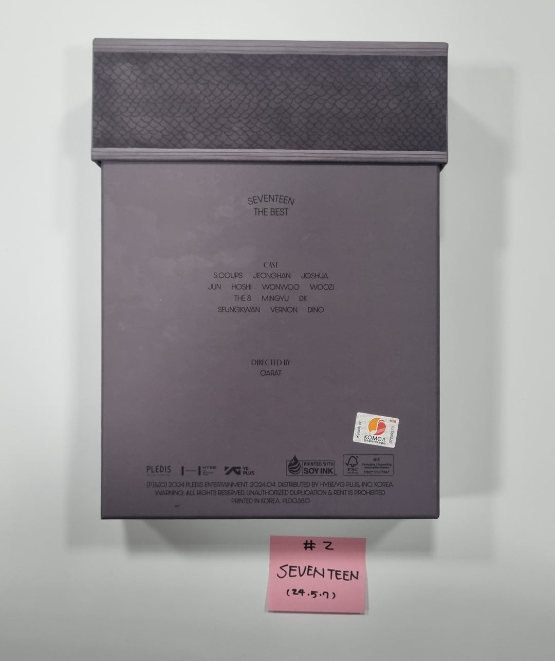 SEVENTEEN "17 IS RIGHT HERE" - Hand Autographed(Signed) Promo Album [24.5.7] - HALLYUSUPERSTORE