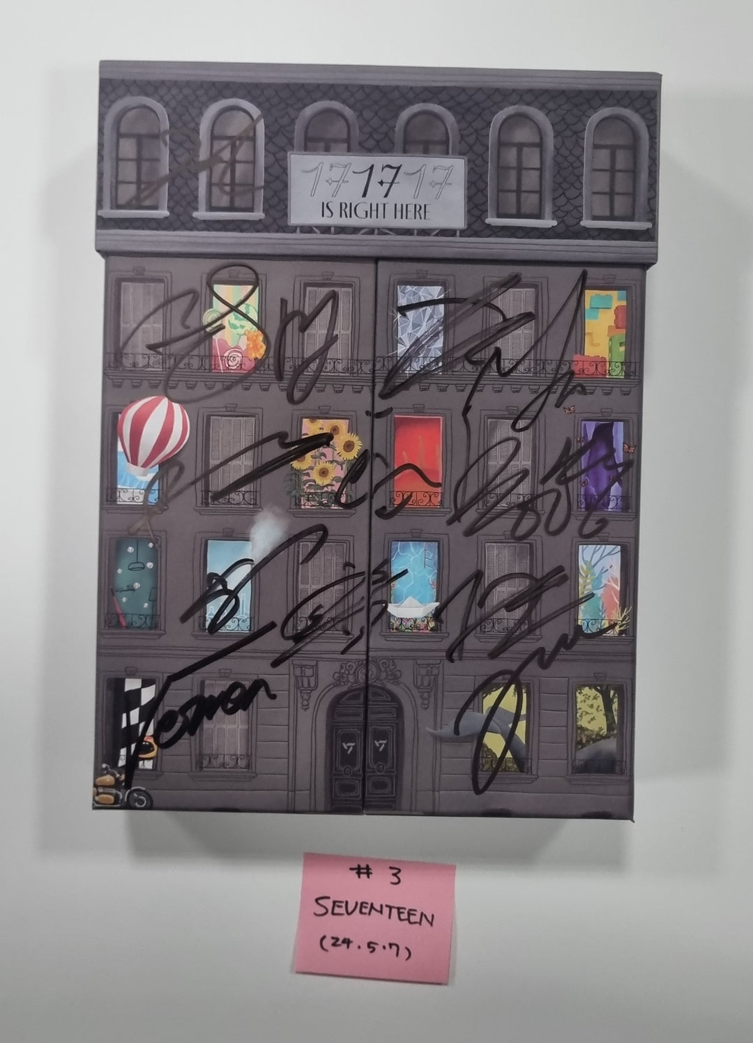 SEVENTEEN "17 IS RIGHT HERE" - Hand Autographed(Signed) Promo Album [24.5.7] - HALLYUSUPERSTORE