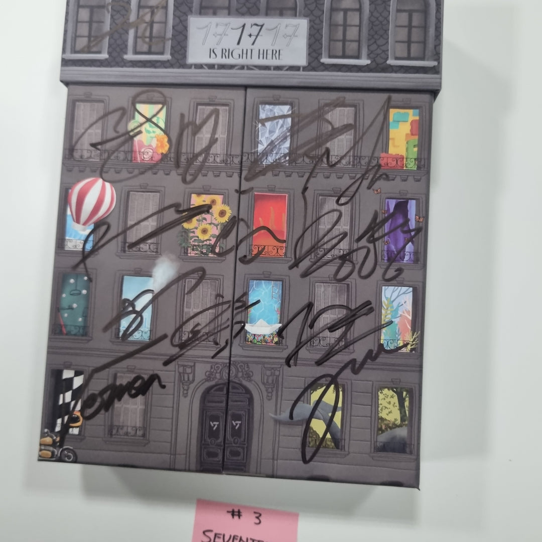 SEVENTEEN "17 IS RIGHT HERE" - Hand Autographed(Signed) Promo Album [24.5.7] - HALLYUSUPERSTORE