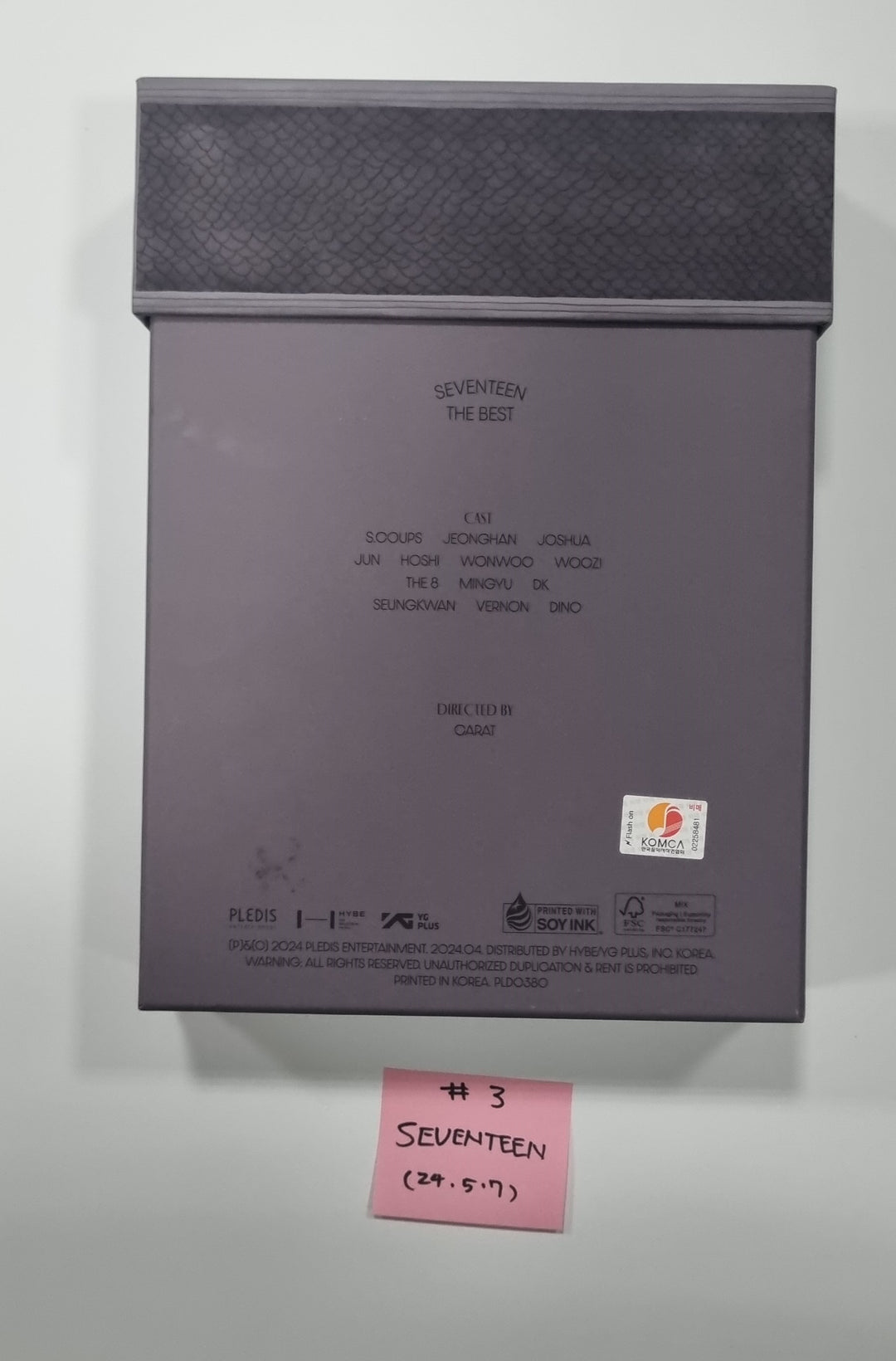 SEVENTEEN "17 IS RIGHT HERE" - Hand Autographed(Signed) Promo Album [24.5.7] - HALLYUSUPERSTORE