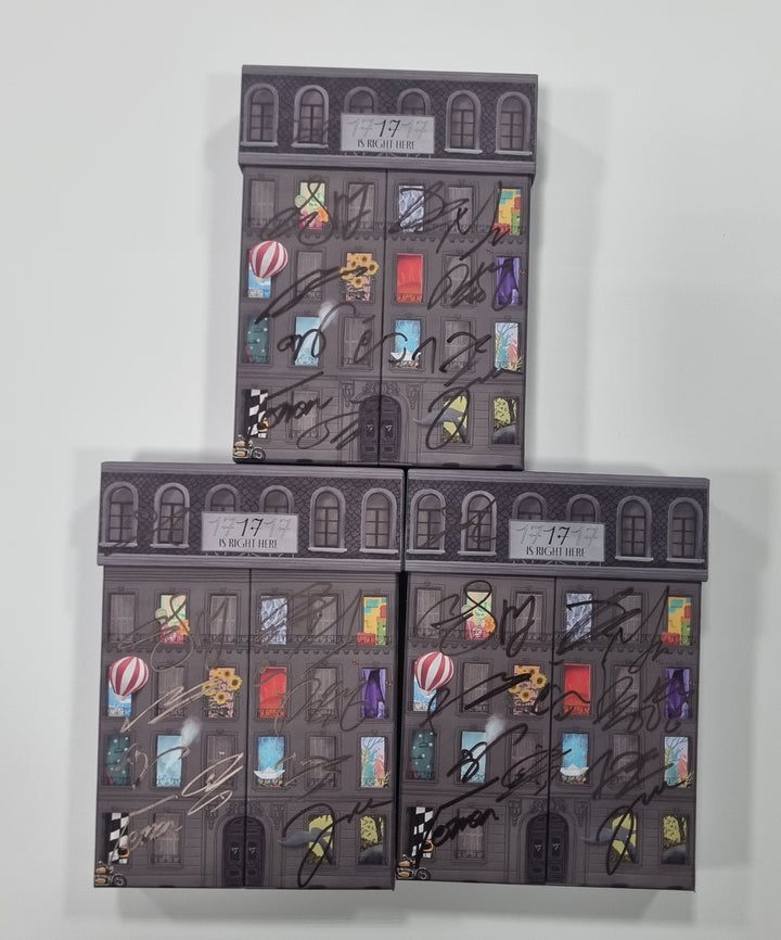 SEVENTEEN "17 IS RIGHT HERE" - Hand Autographed(Signed) Promo Album [24.5.7] - HALLYUSUPERSTORE