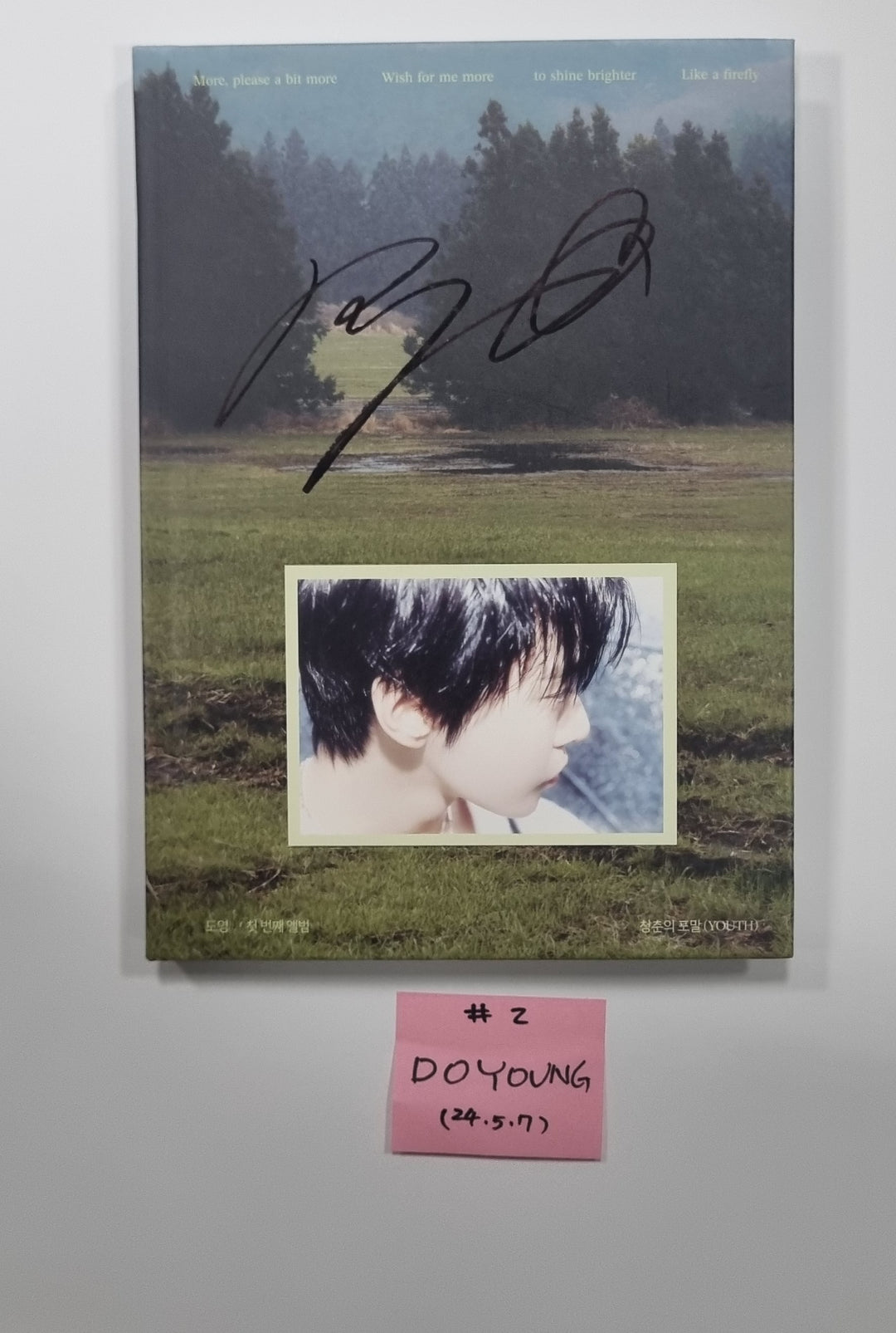 DOYOUNG "YOUTH" - Hand Autographed(Signed) Promo Album [24.5.7] - HALLYUSUPERSTORE