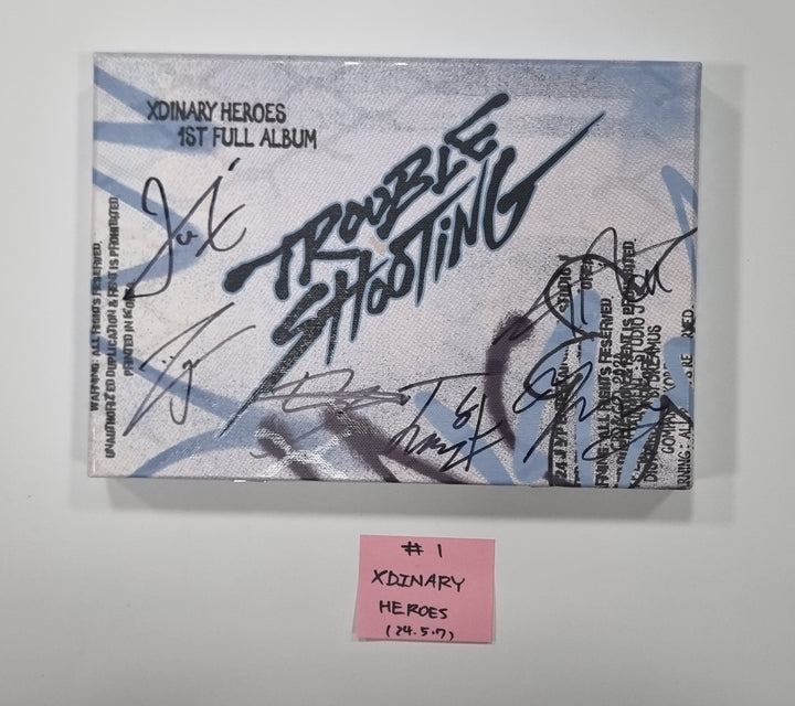 Xdinary Heroes "Troubleshooting" - Hand Autographed(Signed) Promo Album [24.5.7] - HALLYUSUPERSTORE