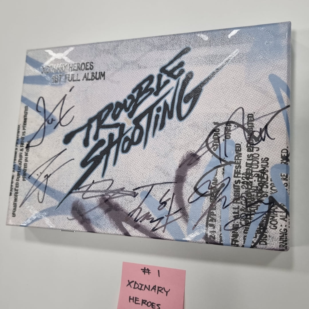 Xdinary Heroes "Troubleshooting" - Hand Autographed(Signed) Promo Album [24.5.7] - HALLYUSUPERSTORE