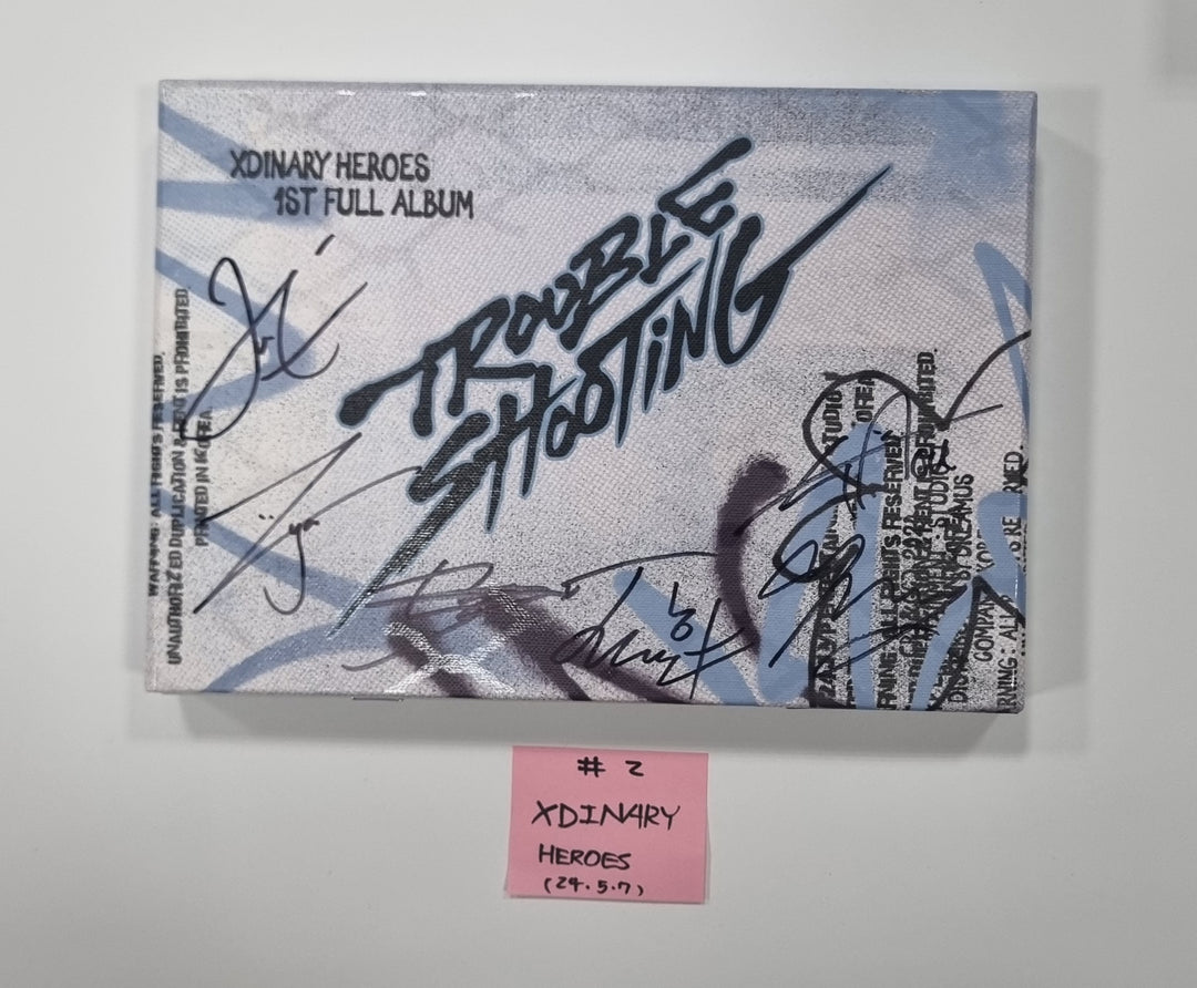 Xdinary Heroes "Troubleshooting" - Hand Autographed(Signed) Promo Album [24.5.7] - HALLYUSUPERSTORE
