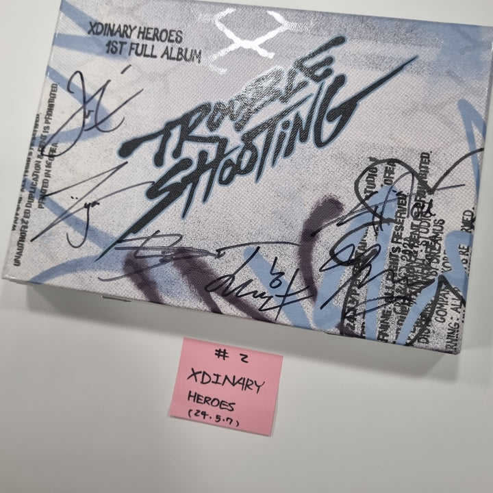Xdinary Heroes "Troubleshooting" - Hand Autographed(Signed) Promo Album [24.5.7] - HALLYUSUPERSTORE