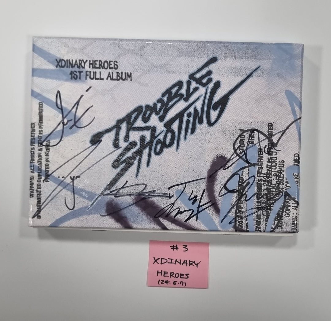 Xdinary Heroes "Troubleshooting" - Hand Autographed(Signed) Promo Album [24.5.7] - HALLYUSUPERSTORE