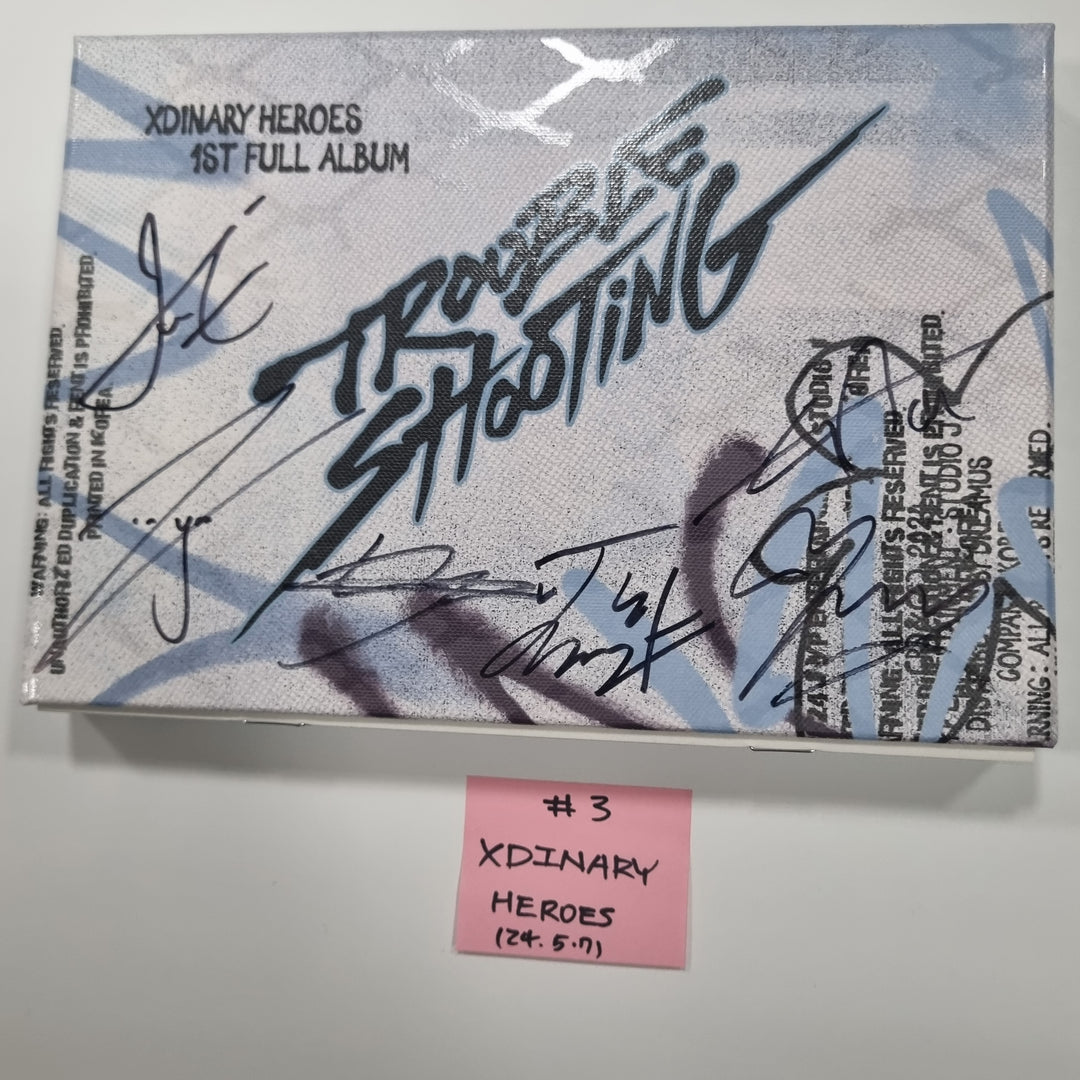 Xdinary Heroes "Troubleshooting" - Hand Autographed(Signed) Promo Album [24.5.7] - HALLYUSUPERSTORE