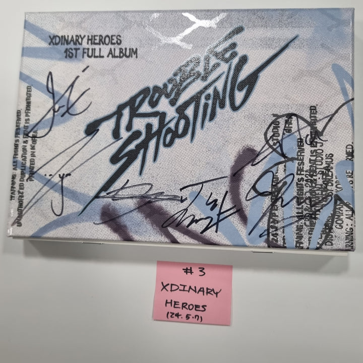 Xdinary Heroes "Troubleshooting" - Hand Autographed(Signed) Promo Album [24.5.7] - HALLYUSUPERSTORE