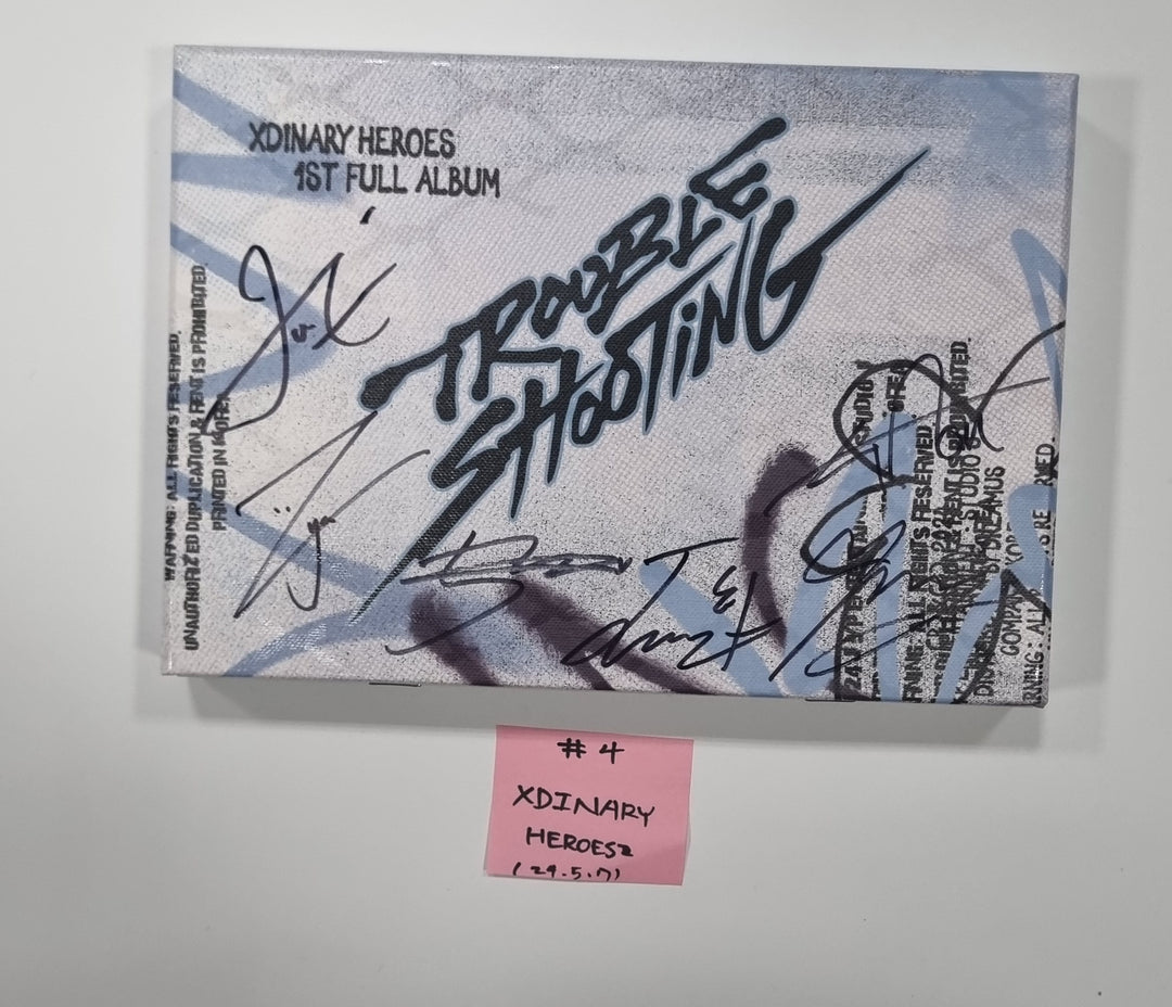 Xdinary Heroes "Troubleshooting" - Hand Autographed(Signed) Promo Album [24.5.7] - HALLYUSUPERSTORE