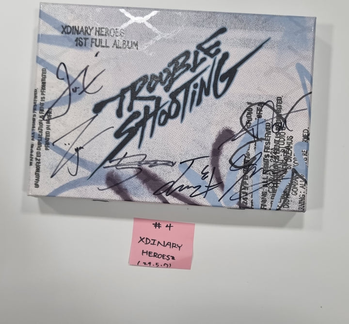 Xdinary Heroes "Troubleshooting" - Hand Autographed(Signed) Promo Album [24.5.7] - HALLYUSUPERSTORE