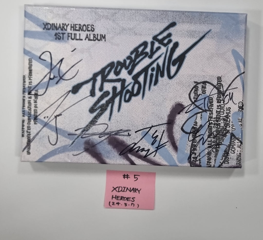 Xdinary Heroes "Troubleshooting" - Hand Autographed(Signed) Promo Album [24.5.7] - HALLYUSUPERSTORE