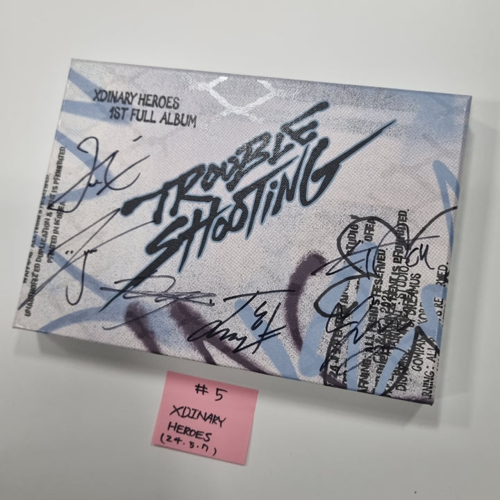 Xdinary Heroes "Troubleshooting" - Hand Autographed(Signed) Promo Album [24.5.7] - HALLYUSUPERSTORE