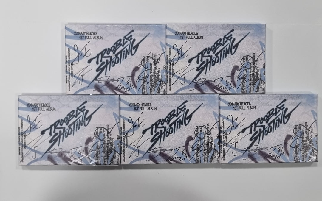 Xdinary Heroes "Troubleshooting" - Hand Autographed(Signed) Promo Album [24.5.7] - HALLYUSUPERSTORE