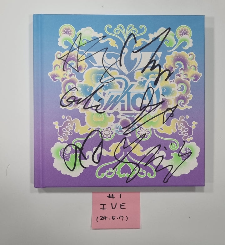 IVE "IVE SWITCH" - Hand Autographed(Signed) Promo Album [24.5.7] - HALLYUSUPERSTORE