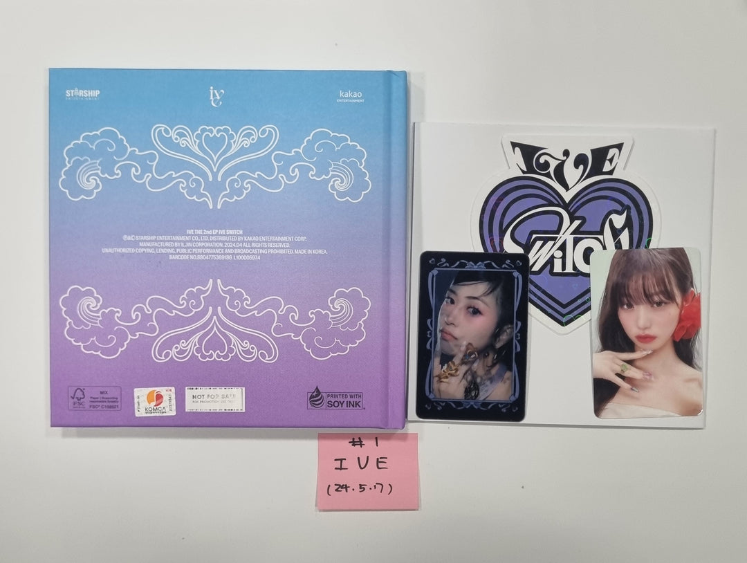IVE "IVE SWITCH" - Hand Autographed(Signed) Promo Album [24.5.7] - HALLYUSUPERSTORE