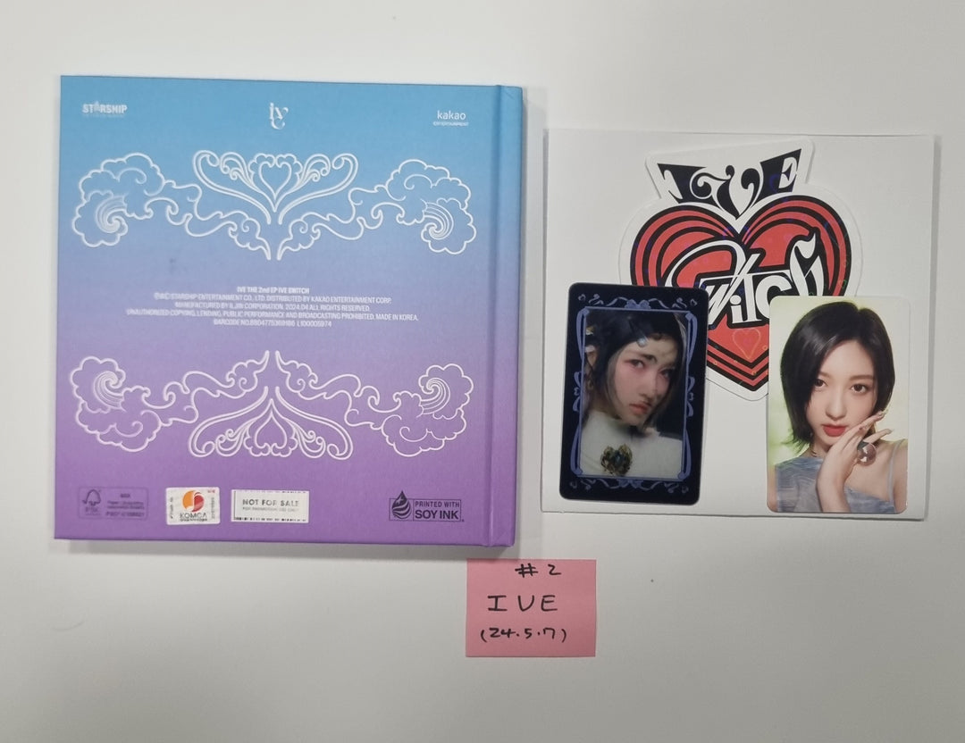 IVE "IVE SWITCH" - Hand Autographed(Signed) Promo Album [24.5.7] - HALLYUSUPERSTORE