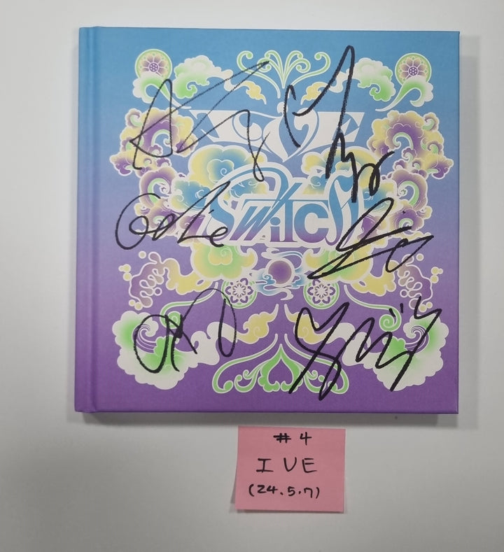 IVE "IVE SWITCH" - Hand Autographed(Signed) Promo Album [24.5.7] - HALLYUSUPERSTORE