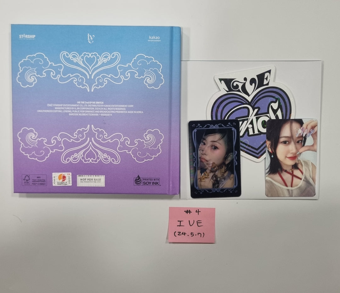 IVE "IVE SWITCH" - Hand Autographed(Signed) Promo Album [24.5.7] - HALLYUSUPERSTORE