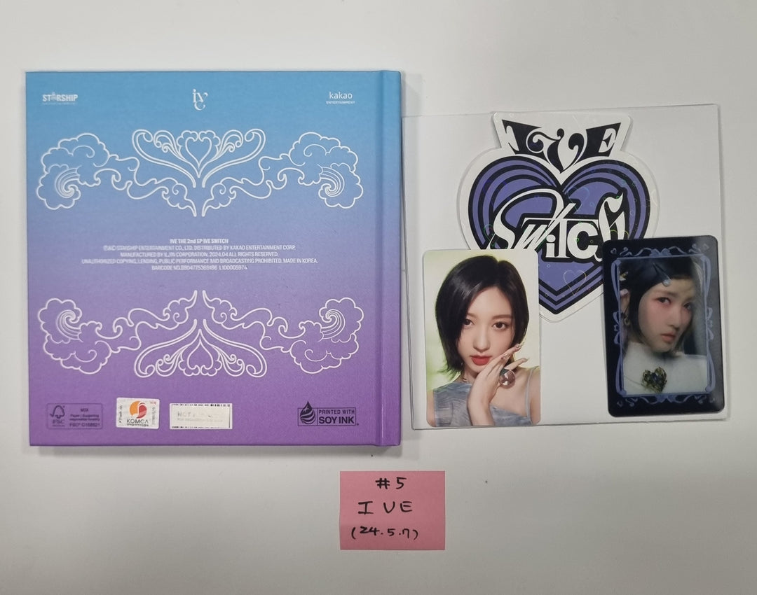 IVE "IVE SWITCH" - Hand Autographed(Signed) Promo Album [24.5.7] - HALLYUSUPERSTORE