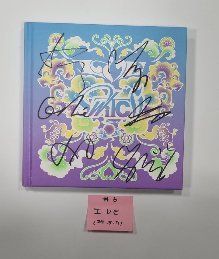 IVE "IVE SWITCH" - Hand Autographed(Signed) Promo Album [24.5.7] - HALLYUSUPERSTORE