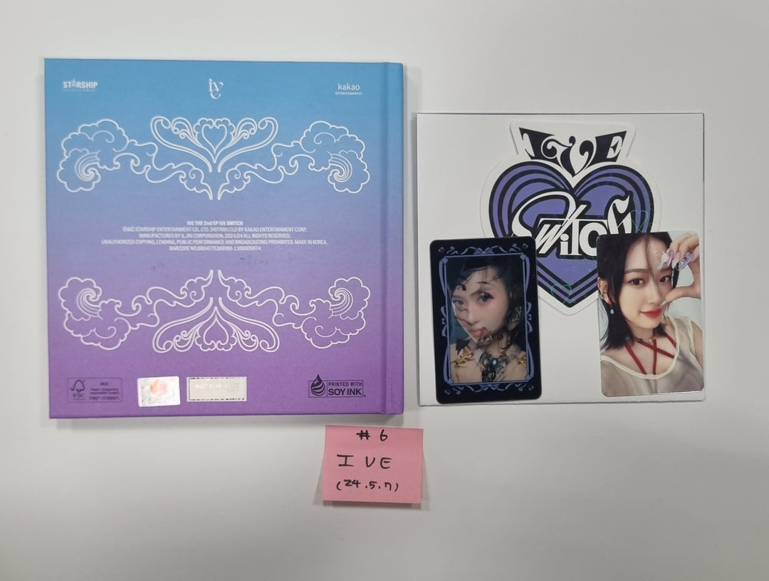 IVE "IVE SWITCH" - Hand Autographed(Signed) Promo Album [24.5.7] - HALLYUSUPERSTORE