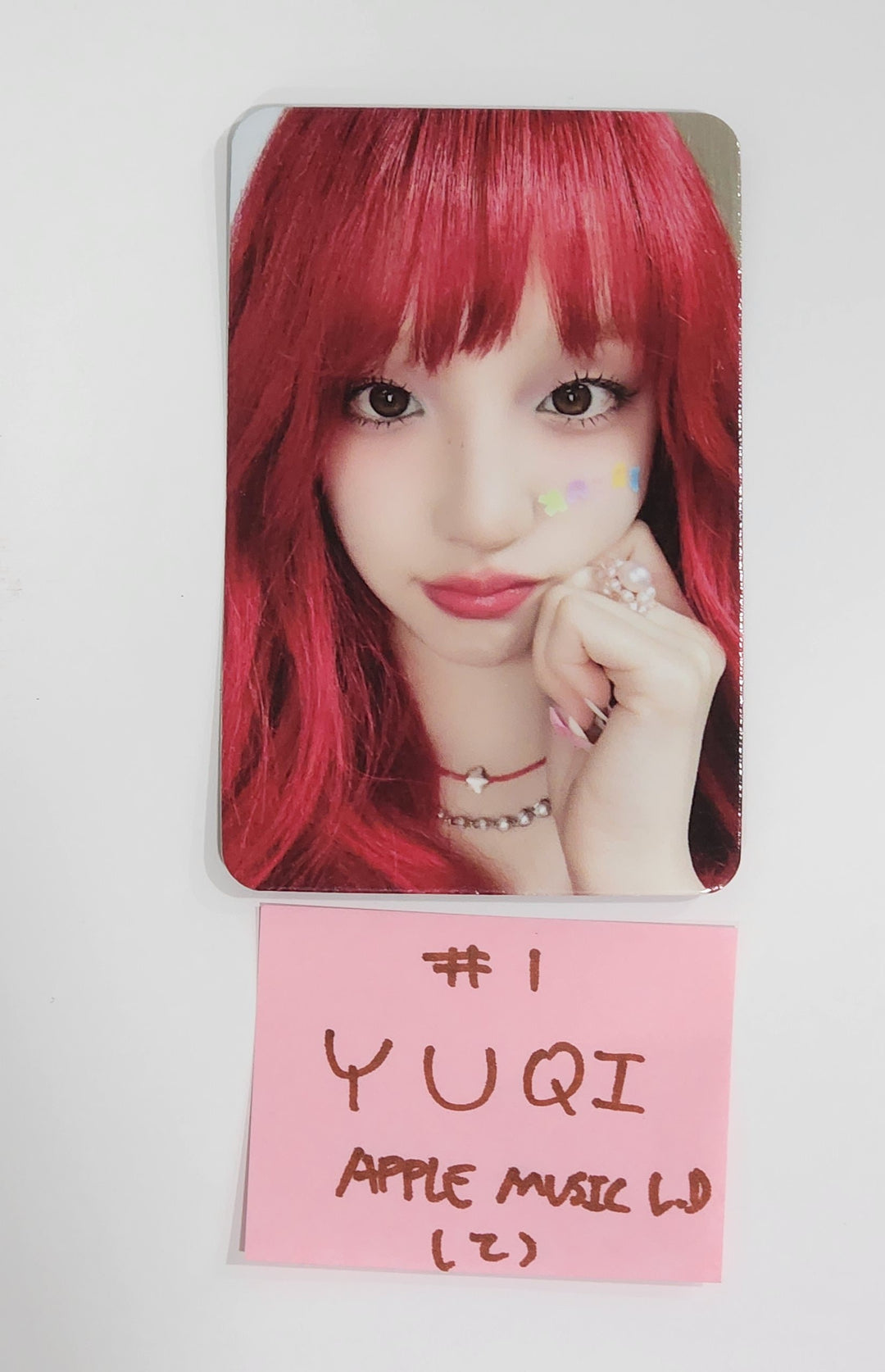 YUQI (Of (G) I-DLE) "YUQ1" - Apple Music Lucky Draw Event Photocard Round 2 [24.5.7] - HALLYUSUPERSTORE