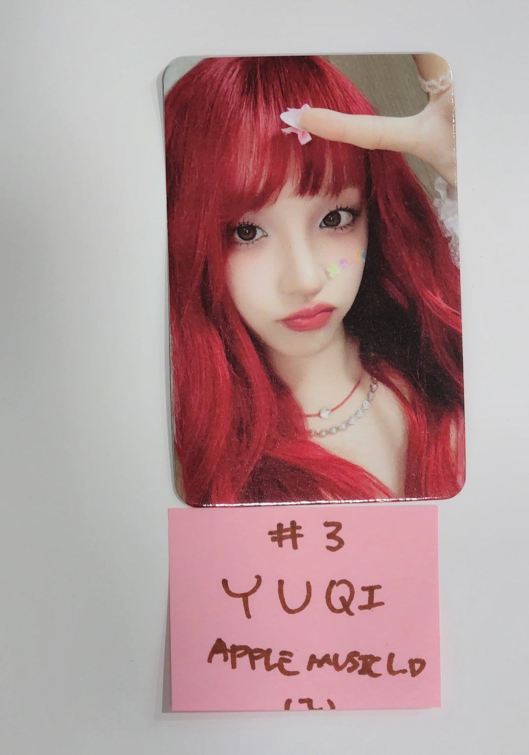 YUQI (Of (G) I-DLE) "YUQ1" - Apple Music Lucky Draw Event Photocard Round 2 [24.5.7] - HALLYUSUPERSTORE