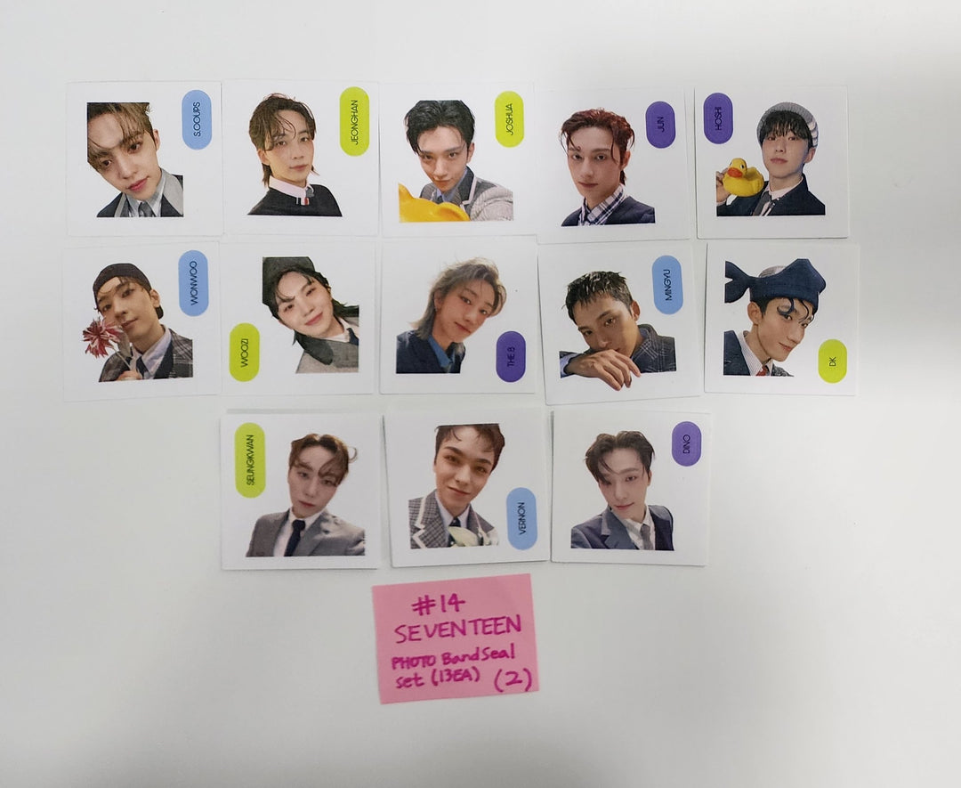 Seventeen "17 IS RIGHT HERE" - Weverse Shop Pre-Order Benefit Photocard, Photo Band Seal Set (13EA) [24.5.7] - HALLYUSUPERSTORE