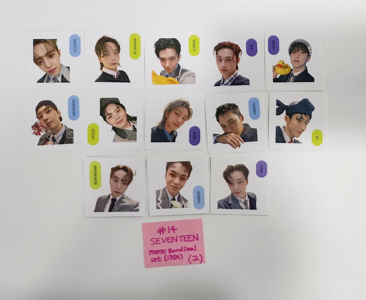 Seventeen "17 IS RIGHT HERE" - Weverse Shop Pre-Order Benefit Photocard, Photo Band Seal Set (13EA) [24.5.7] - HALLYUSUPERSTORE