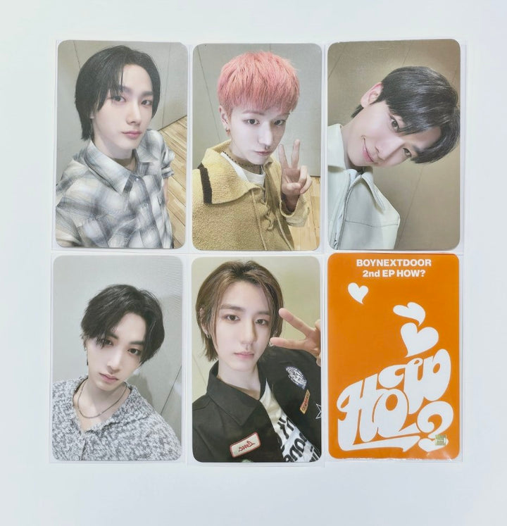 Boynextdoor  "HOW?" - Powerstation Lucky Draw Event Photocard Round 2 [24.5.7] - HALLYUSUPERSTORE